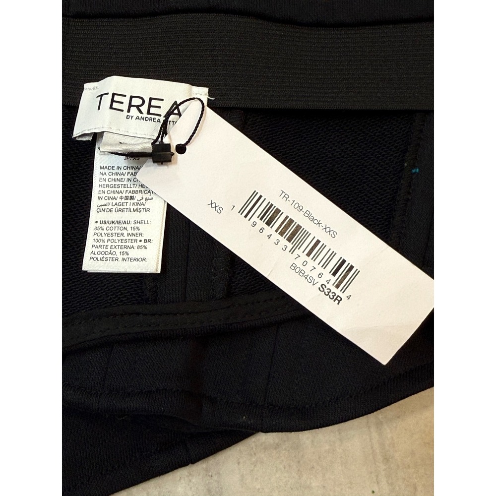 Terea Andrea Pitter Corset Belt Women XXS Black NWT Hook Eye Boned TR-109